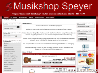 musikshop-speyer.de website preview