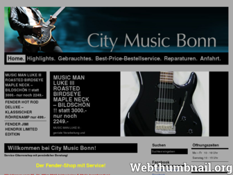 citymusicbonn.de website preview
