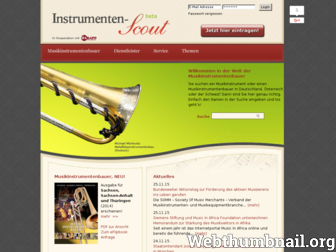 instrumenten-scout.de website preview