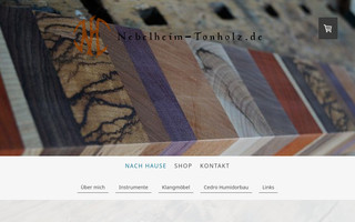 nebelheim-tonewood.de website preview