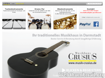 musik-crusius.de website preview