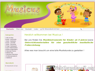 musicus-shop.de website preview
