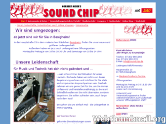 soundchip.de website preview