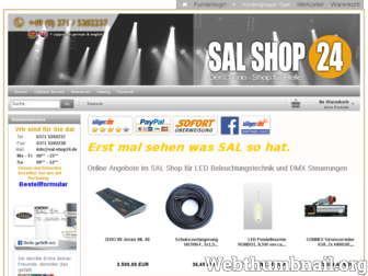 sal-shop24.de website preview