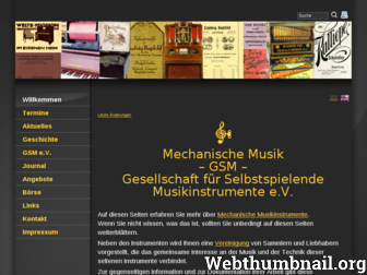 musica-mechanica.de website preview
