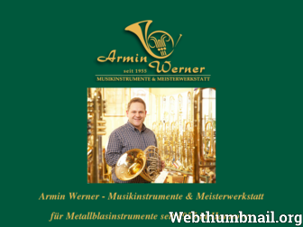 werner-musikinstrumente.de website preview