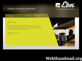 eb-musikinstrumente.de website preview