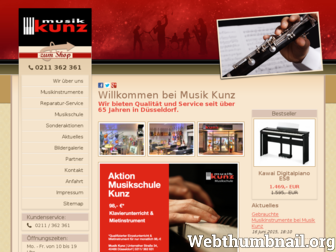musik-kunz.de website preview