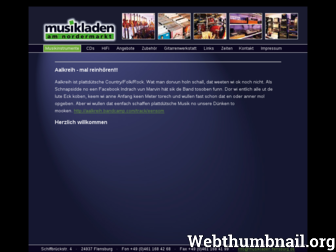 musikladen-flensburg.de website preview