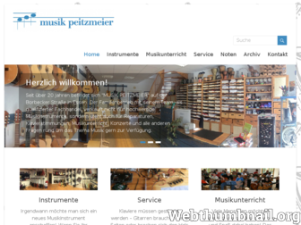 musik-peitzmeier.de website preview