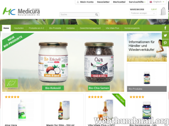 medicura-shop.com website preview
