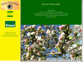 orannas-naturprodukte.de website preview
