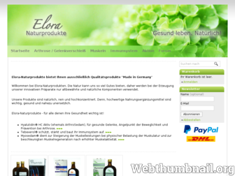 elora-naturprodukte.de website preview