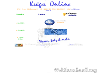 krueger-online.de website preview