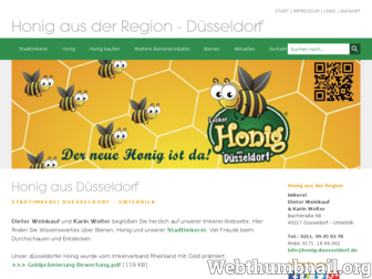 honig-duesseldorf.de website preview