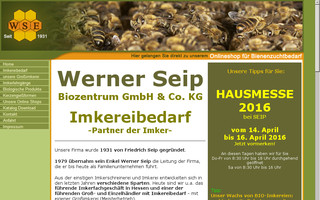 werner-seip.de website preview