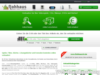 flohhaus.de website preview
