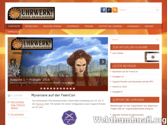 uhrwerk-magazin.de website preview