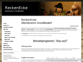 reckenecke.de website preview