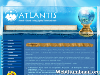 atlantis-hamburg.de website preview