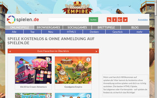 spielen.de website preview