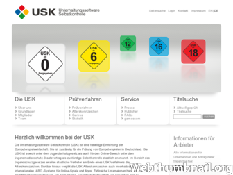 usk.de website preview