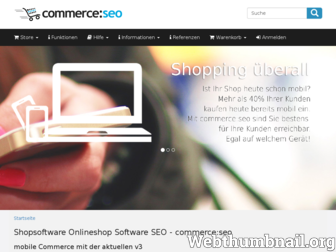 commerce-seo.de website preview