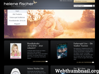 helene-fischer-shop.de website preview