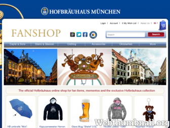 hofbraeuhaus-shop.de website preview