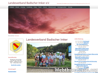 badische-imker.de website preview