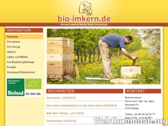 bioimkern.de website preview
