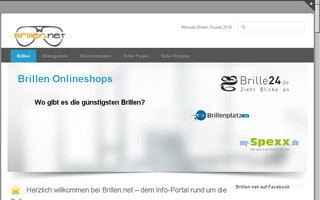brillen.net website preview