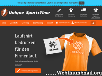 unique-sportstime.de website preview
