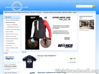 pedalieren.de website preview