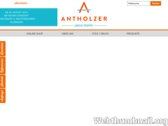 antholzer.de website preview