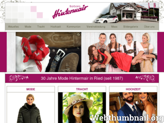 mode-hintermair.de website preview