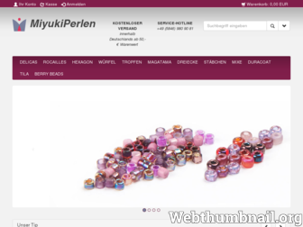 miyukiperlen.de website preview