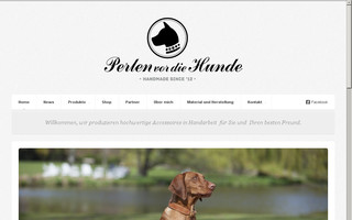 perlenvordiehunde.de website preview