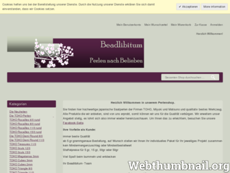 beadlibitum.de website preview