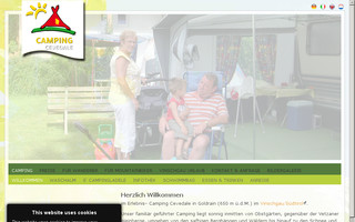 camping-cevedale.com website preview