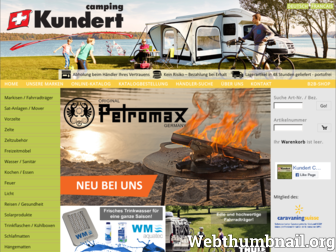 kundertcamping.ch website preview