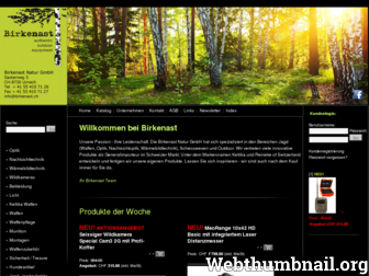 birkenast.ch website preview