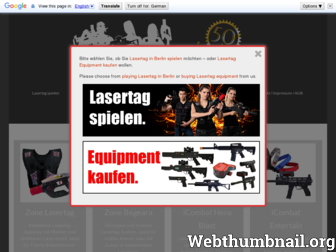 lasergame-berlin.de website preview