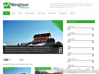 bergtour-online.de website preview
