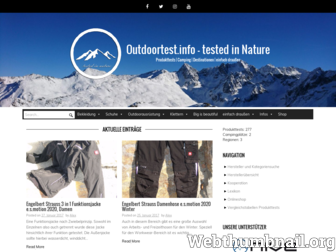 outdoortest.info website preview