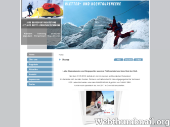 bergsport-pfeffer.de website preview