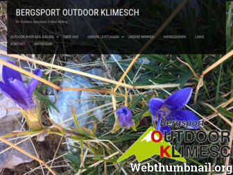 outdoor-klimesch.de website preview