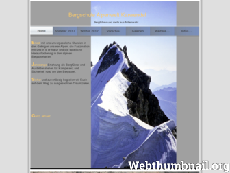 bergfuehrer-mittenwald.de website preview