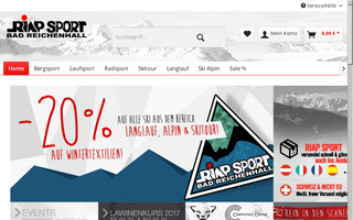 bergsport-bgl.de website preview