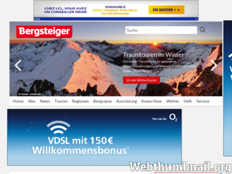 bergsteiger.de website preview